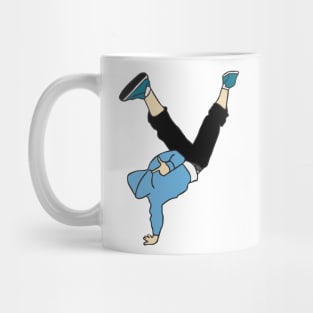 handstand-yoga apose Mug